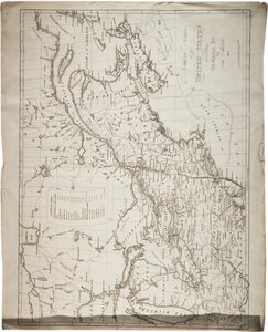 アメリカ合衆国の地図、1816